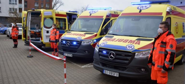 Trzy nowe ambulanse dla Wojewódzkiej Stacji Pogotowia Ratunkowego w Białymstoku