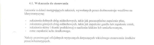 Wskazania z ChPL