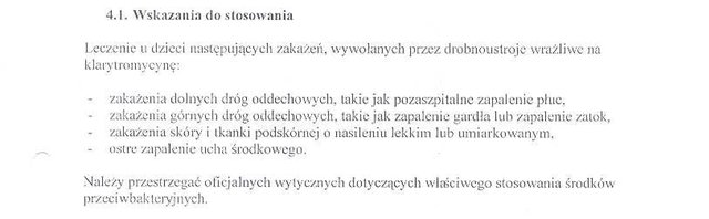 Wskazania z ChPL