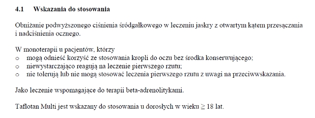 Wskazania z ChPL